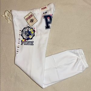 NEW PINK Victoria's Secret Old School Pants